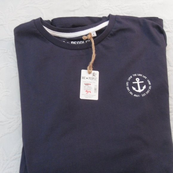 WE PEOPLE LONG SLEEVE MEN'S SHIRT SIZE LARGE NWT - Picture 3 of 8